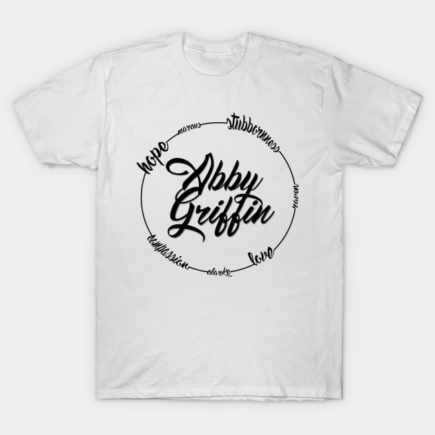 Abby Griffin Lettering T-Shirt by ArtisanGriffinKane